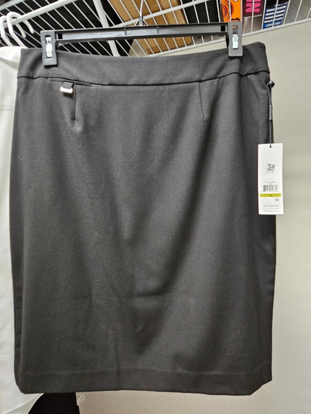 NWT Calvin Klein Suit Skirt - Black - Size 14